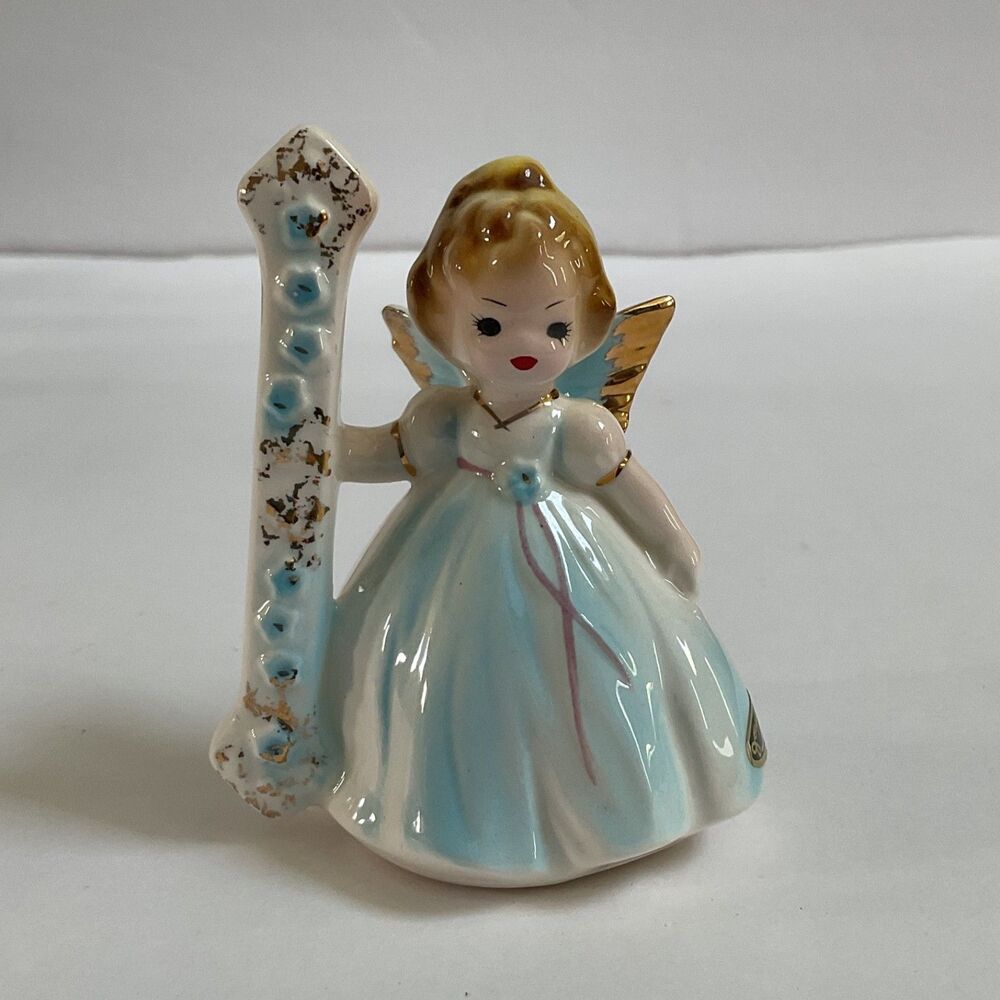 Vintage Josef Originals Birthday Girl Angel Figurine Age One 1